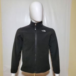 The North Face windwall black shell jacket full zip Size L